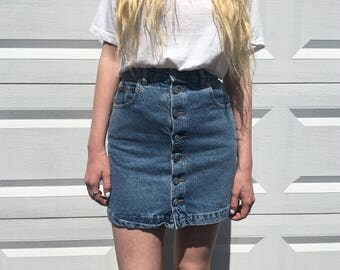 90s Calvin Klein denim skirt size small