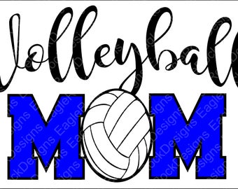 Volleyball Mom| SVG| DXF| EPS| Png| Cut File| Volleyball| Volleyball Mom| Silhouette| Cricut| Vector| Instant Download