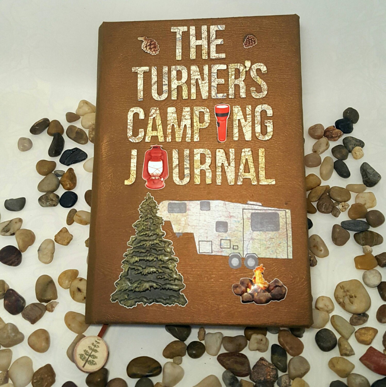 Camping Journal/ RV Journal or scrapbook 10 with 5th wheel