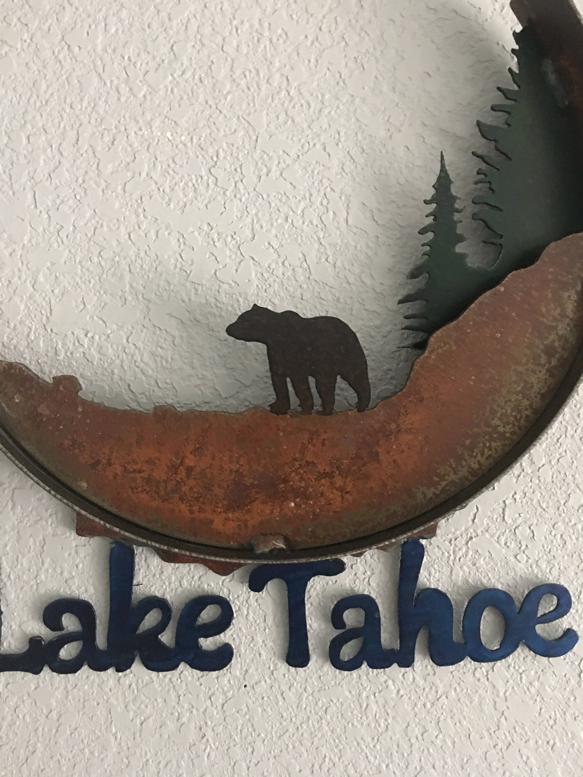 Lake Tahoe Metal Art Lake Tahoe Home Decor Metal Art