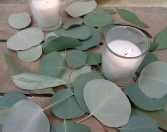 DRIED Table Scatter, Eucalyptus Table, Toss Petals, Table Runner, DRIED Eucalyptus, Silver Dollar Eucalyptus, Wedding Petal, Flower Petal