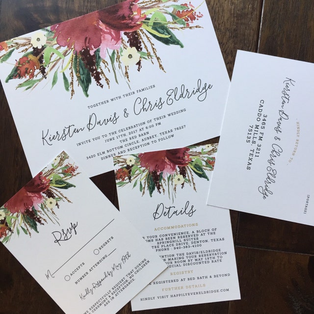 Custom Invitations and Prints by AlexaNelsonPrints on Etsy