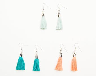 Tassle earrings | Tassel jewelry