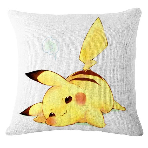 sleeping pikachu pillow