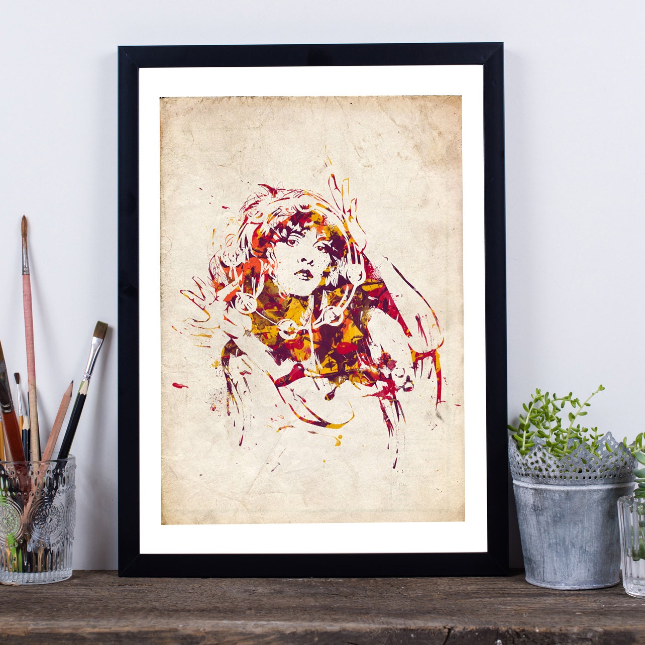 Stevie Nicks art Fleetwood Mac wall art paint