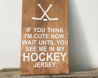 Hockey wall decal | Etsy