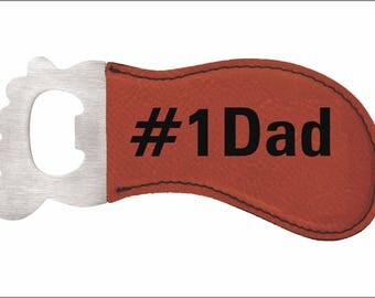 Daddy's Magnetic Bottle Opener, Fathers day Gift, N0.1 Dad Custom Gift, Personalized Bottle Opener for Dad's Birthday, LBO006.