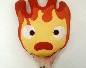 studio ghibli calcifer plush