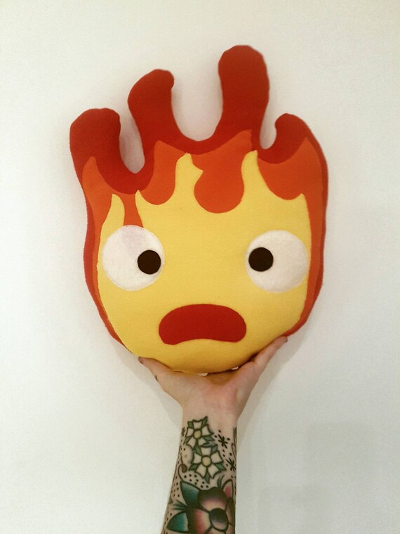 studio ghibli calcifer plush