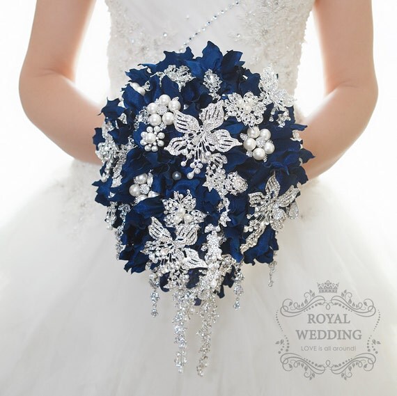 Wedding Brooch Bouquet Cascading Brooch Bouquet Bridal Bouquet