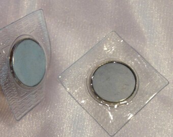 Magnetic snaps 4 pair (8 pieces) sew-in, hidden, invisible, in clear plastic pocket, 10mm, 13mm, 15mm, 17mm, 20mm , FREE domestic shipping