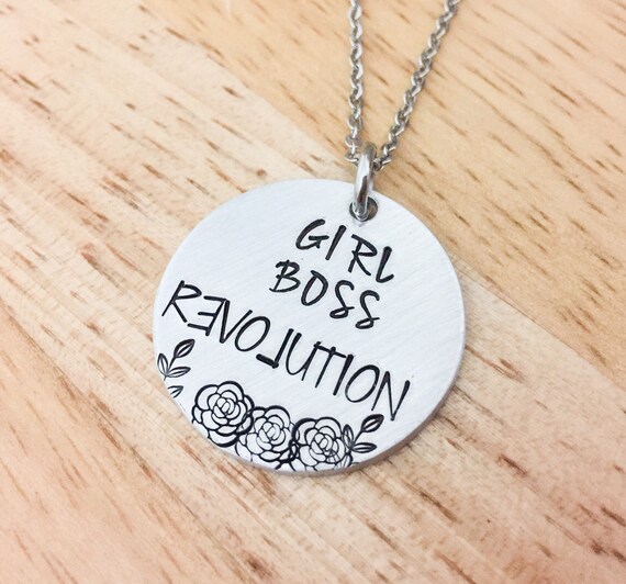 Girl Boss Revolution Necklace Boss Necklace Revolution