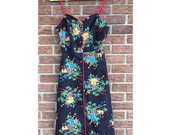 1970s Tropicana Dress (S)