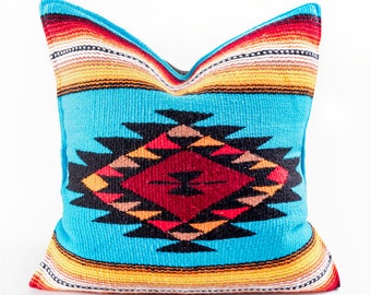 Electric blue pillow Etsy