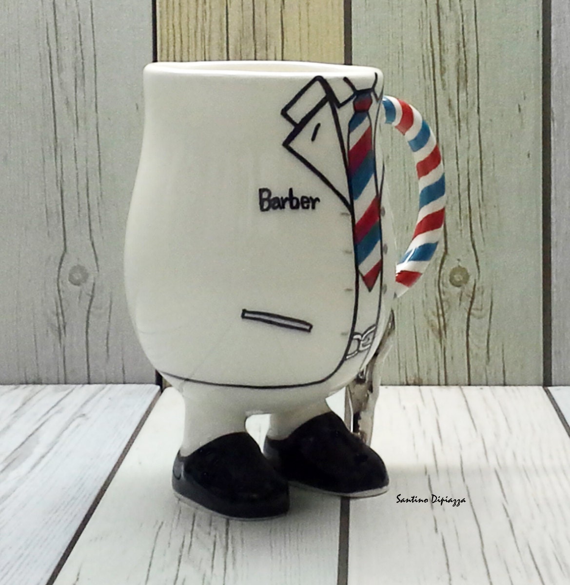 The Barber Coffee Mug Unique Barber Gift Hairdresser Cup