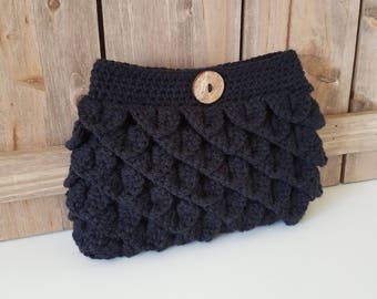 Crochet clutch purse | Etsy