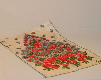 Vintage Vera Silk Scarf