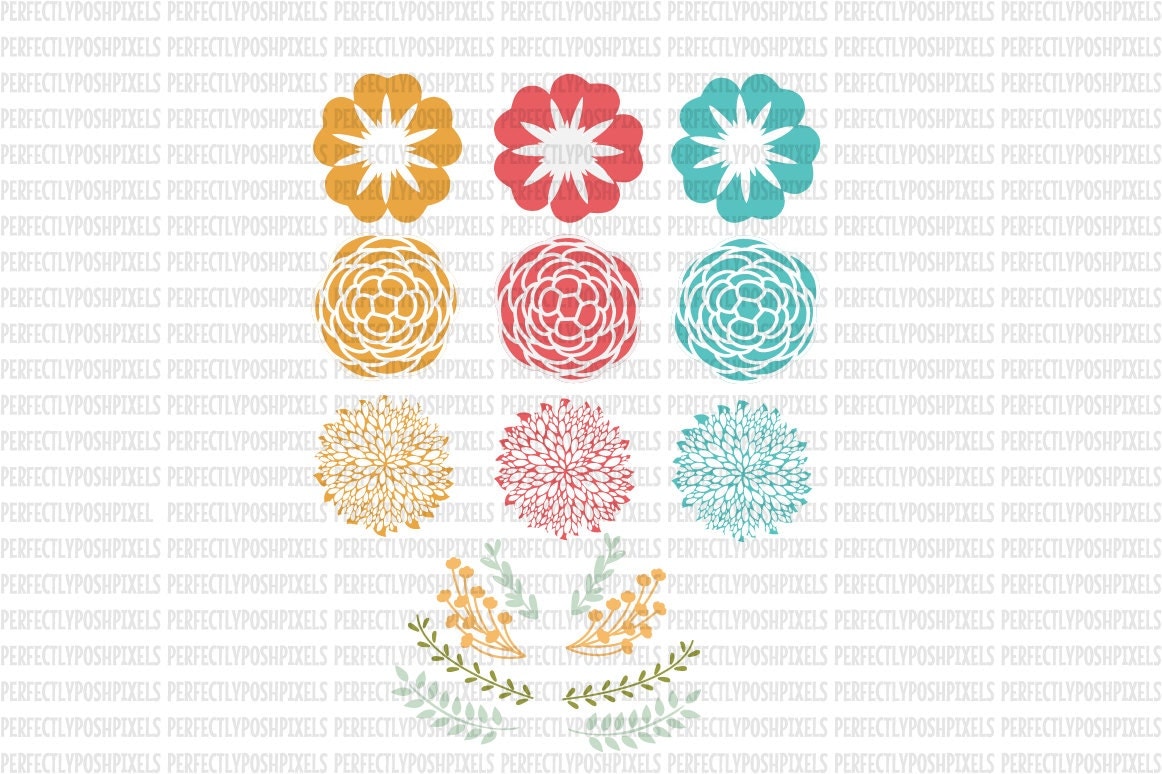 Download Floral Swag SVG Files Flower Printable Clipart Silhouette
