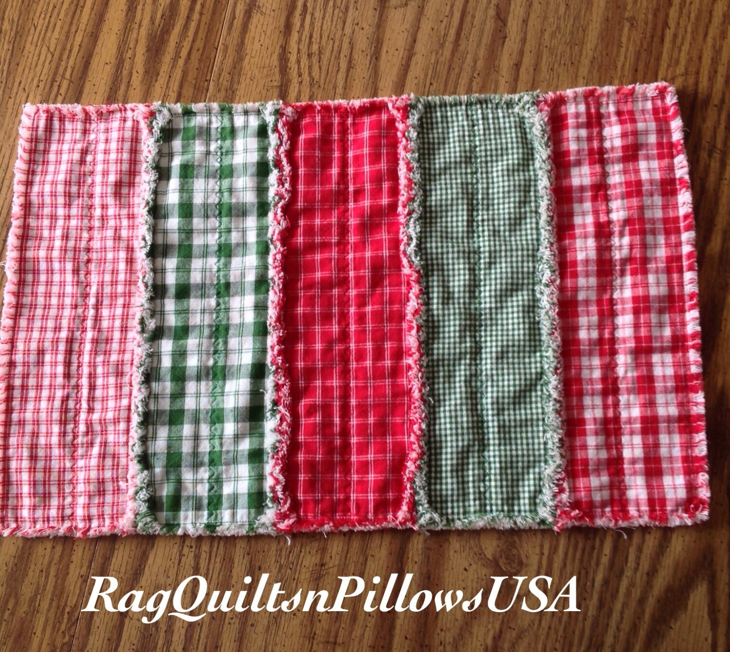 Sale Christmas Placemats Set 4 Homemade Quilted Placemats