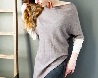 sweater tunic Beja asymmetric oversized
