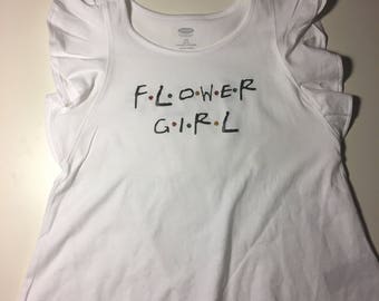 Friends Flower Girl Shirt