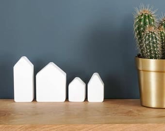 DIY KIT - Ceramic houses