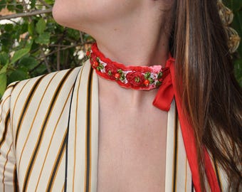 Rimjhim Hand Embroidered Choker