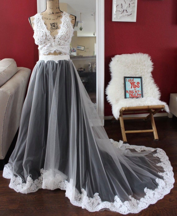 black skirt and top for wedding