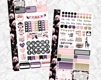 Girl Boss PERSONAL Kit (matte planner sticker, Filofax, Kikki K, Websters Pages, Color Crush)