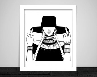 Beyonce Print