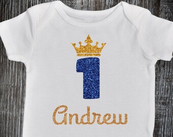 Baby Boy First Birthday Outfit | Cake Smash Outfit Boy | One Year Old Birthday | Birthday Shirt | 1st Birthday Boy | Birthday Clothes
