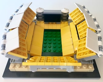 Mini Pittsburgh Steelers Heinz Field Custom Brick Set with Printed Instructions