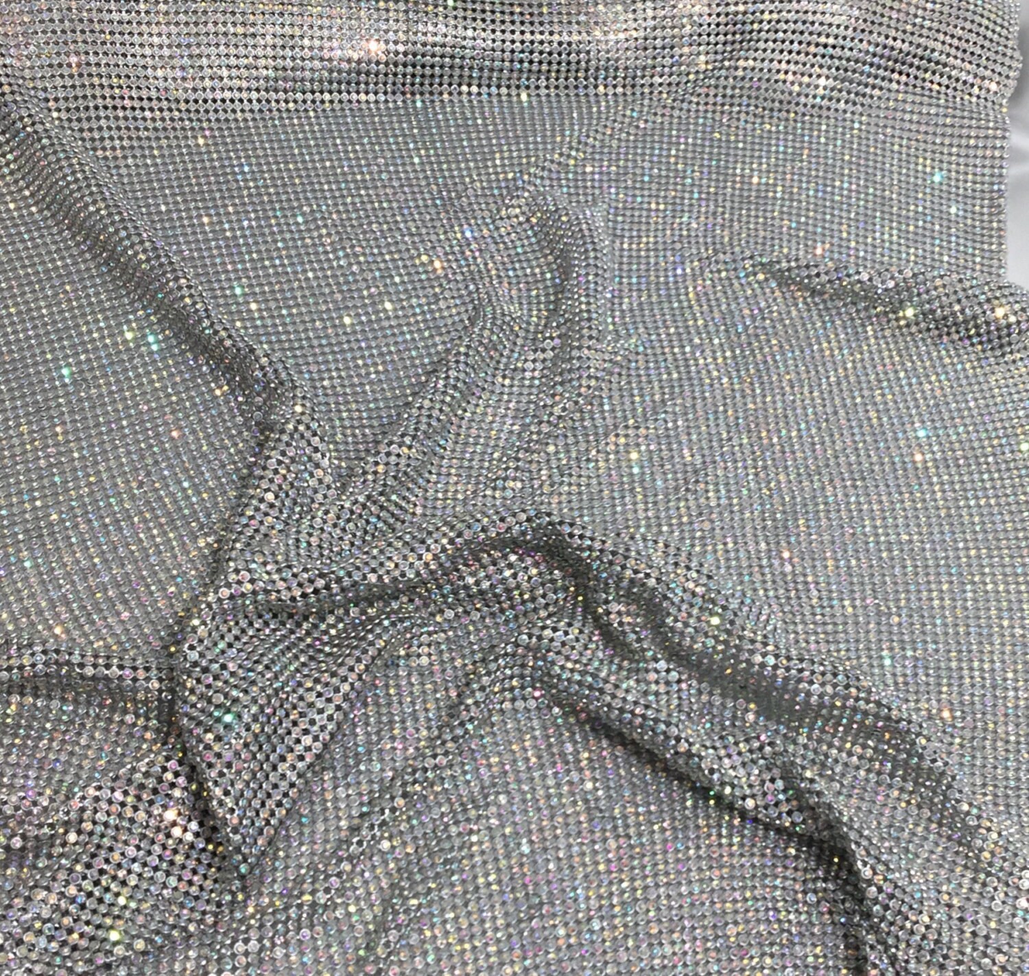 AB Rhinestone Sheet AB Crystal Fabric AB Rhinestone Fabric