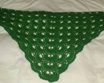 Crochet scarf, virus shawl, crochet neck wrap