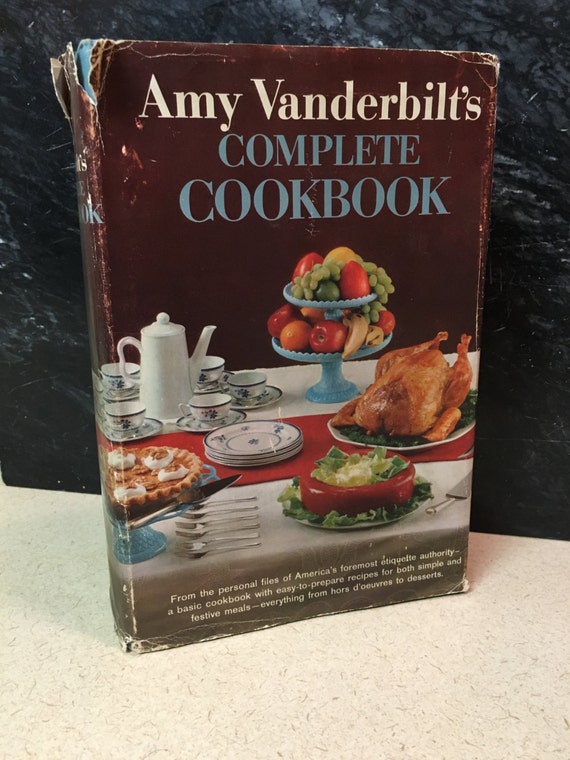 Amy Vanderbilt's Complete Cook Book Drawings by Andrew