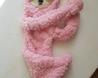 Sweetie the Ultra plush pink sloth lovey