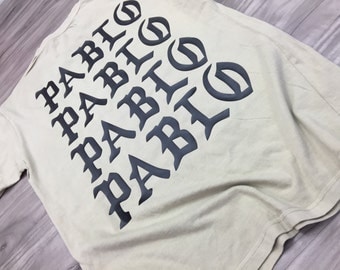 I Feel Like Pablo shirt- the life of pablo-yeezy-kanye west-concert-saint pablo tour-pablo pablo pablo-T-shirt (Black-Print)