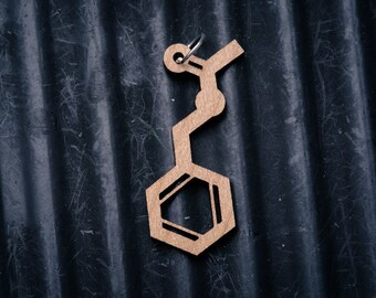 Strawberry Smell (Benzyl Acetate) Molecule Necklace pendant
