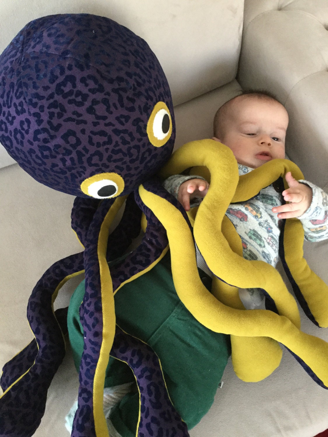 halloween octopus plush