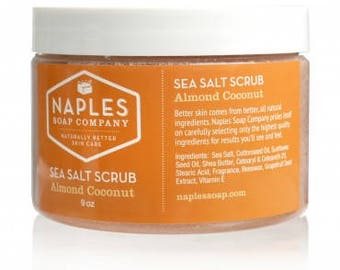 Lime & Coconut Sea Salt Scrub Tropical Body Scrub