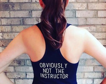 obviously not the instructor shirt