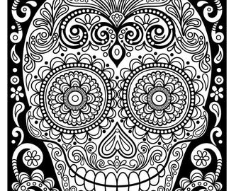 Iron-On Transfer - Thaneeya Sugar Skull