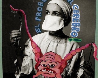 Krang; Original Collage Surrealism Pop Fantastic