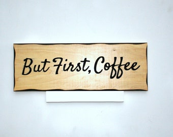 Funny coffee signs | Etsy