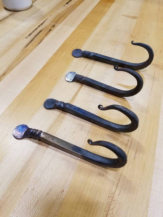 Hand wall hook black metal hook blacksmith hook cost