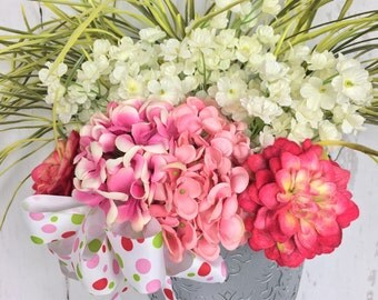 Summer Sale! Floral Decor, Front Door Decor, Floral Decor, Summer flowers, Home Accents, Home Decor, Hanging Flowers, Mothers Day Gift