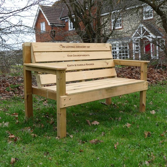 Memorial Bench Engraved Memorial Plaques Garden Memorials