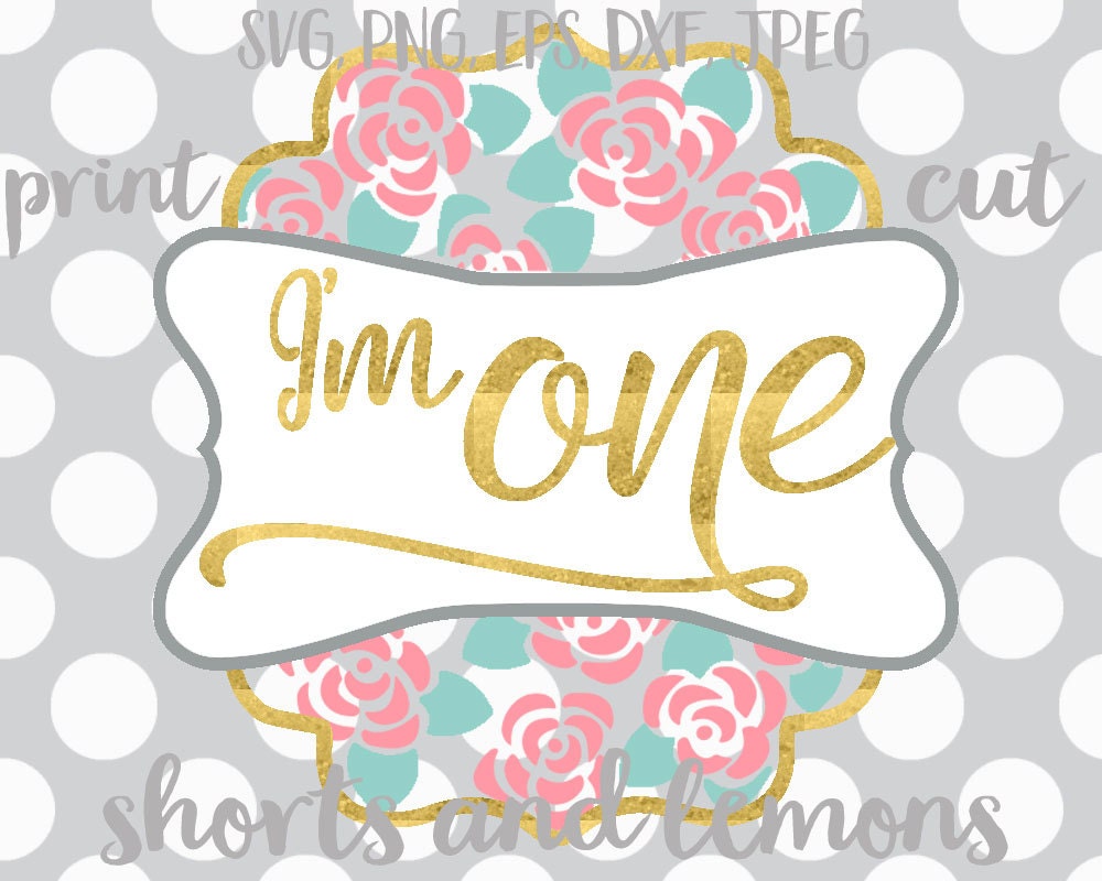 Download First Birthday svg, One year old birthday svg, 1st ...