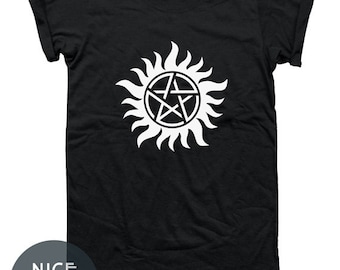 Tattoo Anti-Processing T-shirt Supernatural Shirt Unisex Winchester Tee Top