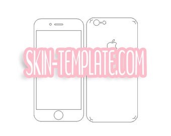 Iphone template | Etsy